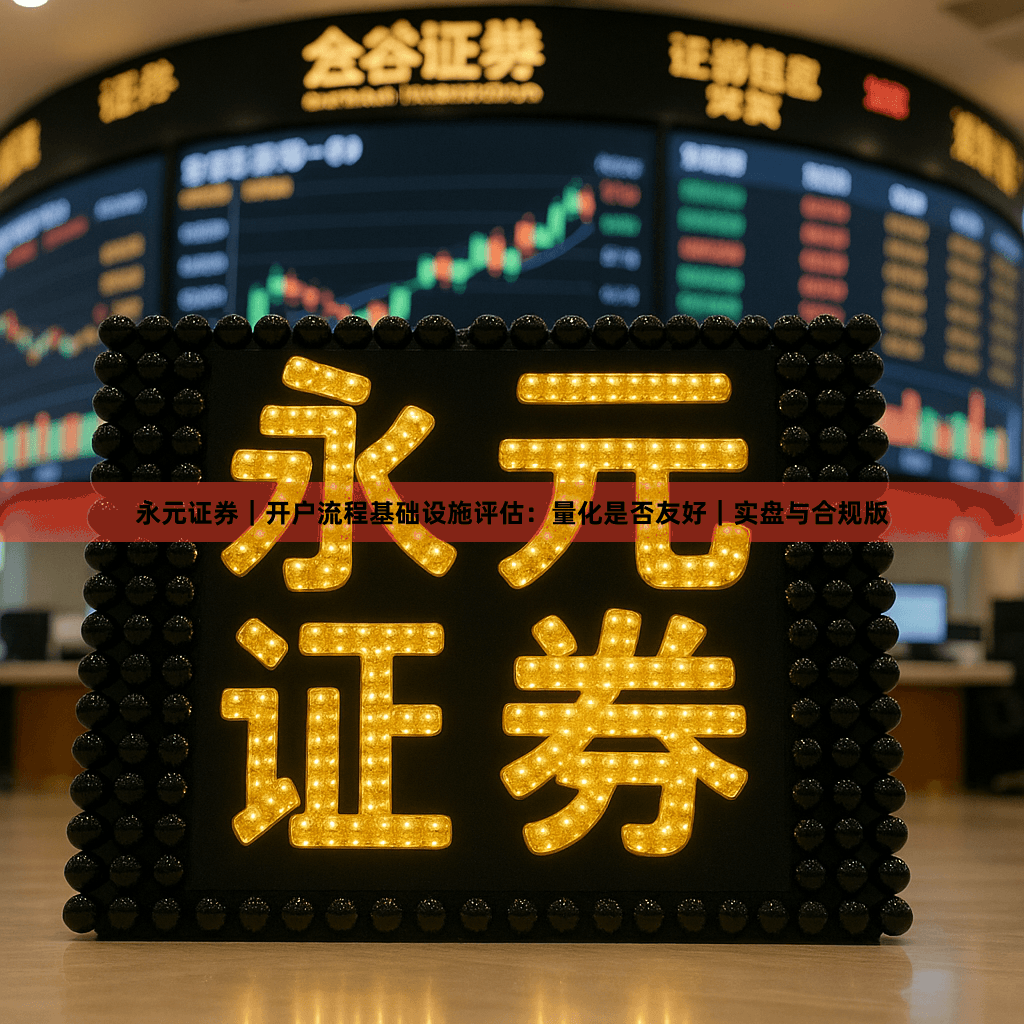 永元证券｜开户流程基础设施评估：量化是否友好｜实盘与合规版