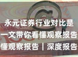永元证券行业对比是否可靠？一文带你看懂观察报告｜深度报告