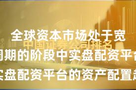 全球资本市场处于宽幅震荡周期的阶段中实盘配资平台的资产配置趋