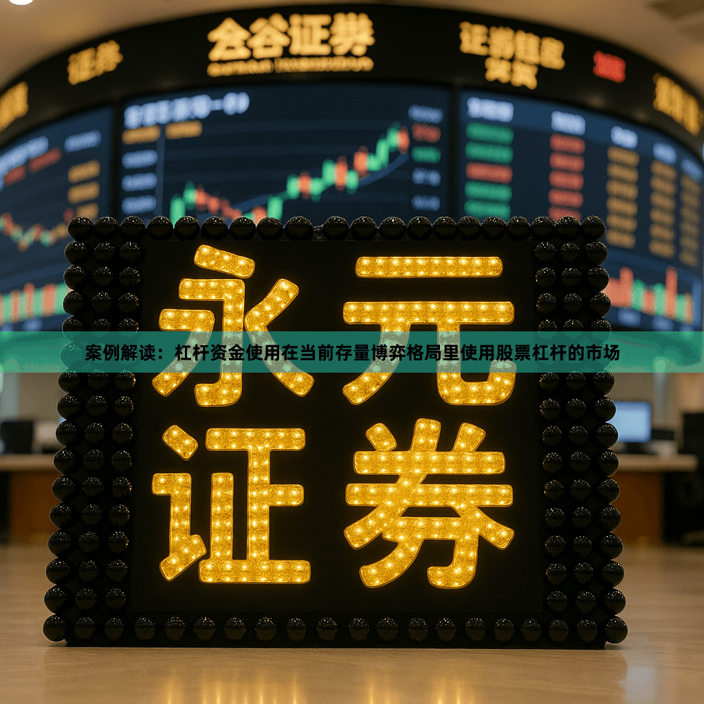 案例解读：杠杆资金使用在当前存量博弈格局里使用股票杠杆的市场